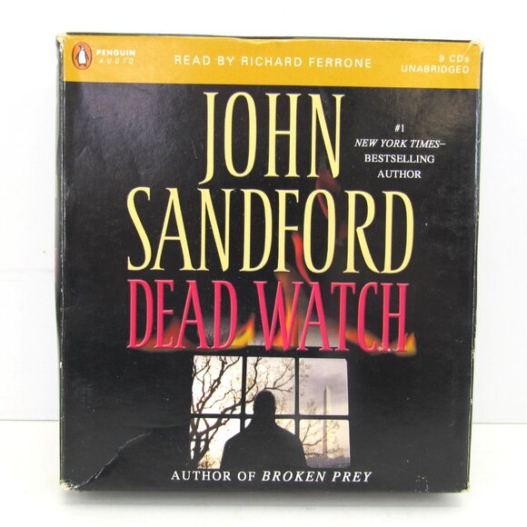 John Sandford Penguin Audio Audiobooks Lot of 2 Invisible Prey and Dead Watch - Picture 4 of 6